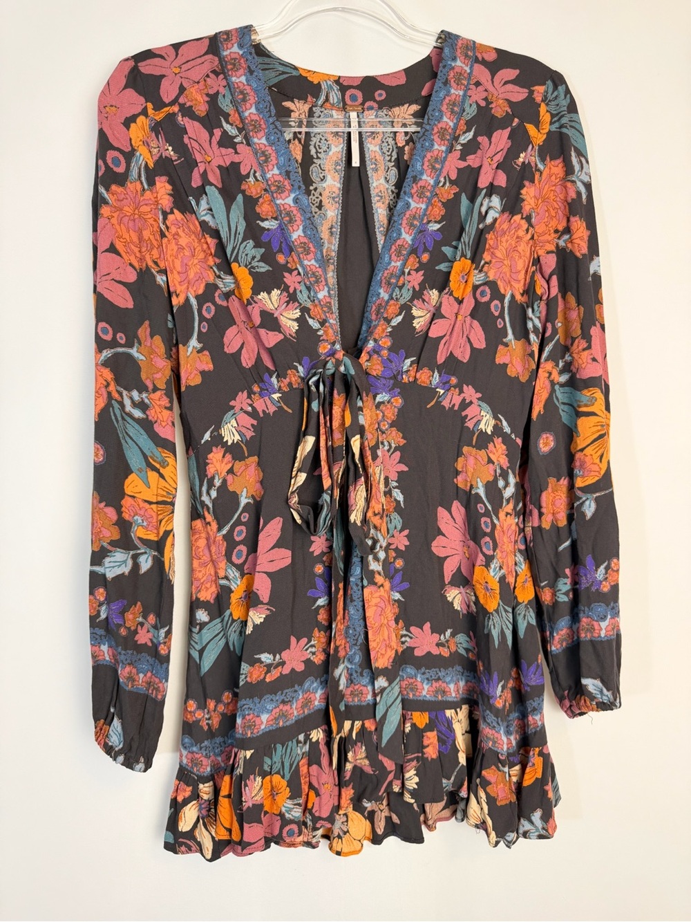 Free People Violet Hill floral tunic